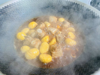 17、板栗炖排骨,大火收汁