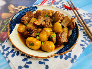 20、板栗炖排骨,成品图