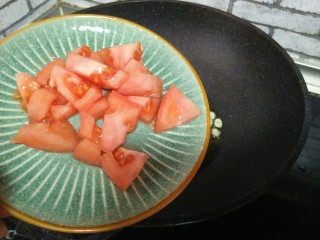 7、香菇番茄芝士面,加番茄