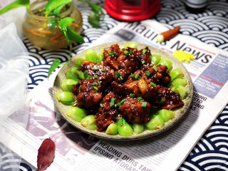 38、啤酒鸡翅根,成品