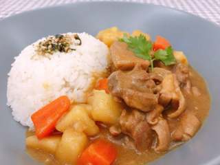 16、#吃鸡#日式咖喱鸡腿饭, 赶快开动吧~