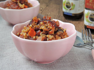 19、时蔬腊肉焖饭,成品