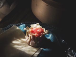 14、皮薄肉嫩的 纯肉烧卖,向上合隆