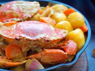 26、泰式椰浆土豆咖喱蟹,再看