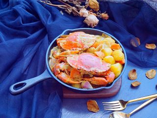 29、泰式椰浆土豆咖喱蟹,美味