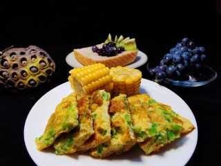 19、苦瓜煎蛋,今日早餐图↑