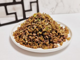 18、肉末豇豆,成品图