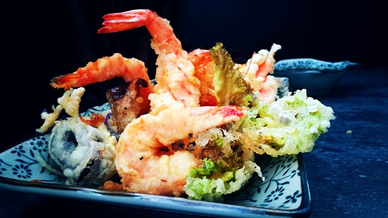 日式美食什锦天妇罗