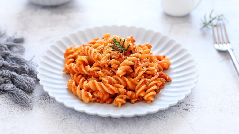 番茄肉酱螺旋意面