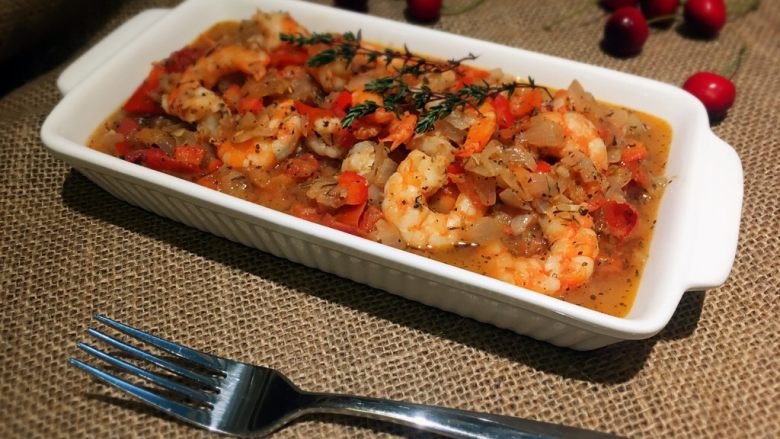 普罗旺斯风味番茄烩大虾