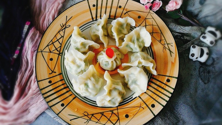 冬至的饺子韭菜猪肉饺子