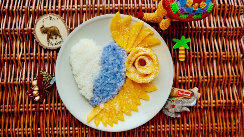 泰式芒果糯米饭coconutstickyricewithmango