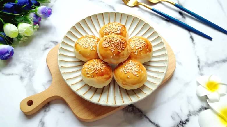 冬至美食鲜肉酥饼