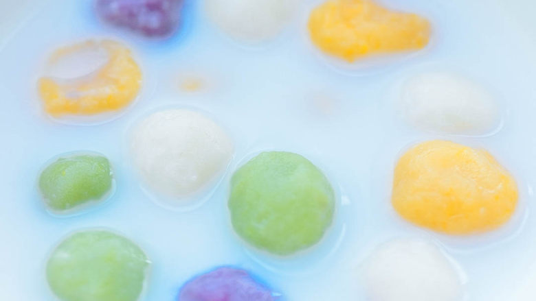 念念不忘五彩蔬菜圆子