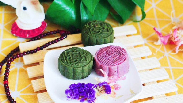 高颜值低热量豆子变月饼