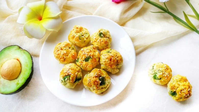 咸味黑胡椒牛油果司康健康低卡版