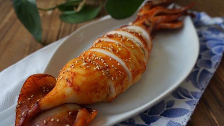 烤鱿鱼有内涵有颜值的美食