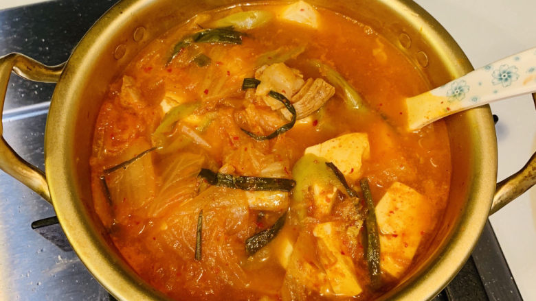 韩式泡菜豆腐汤