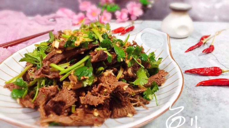 冬至美食手撕牛心