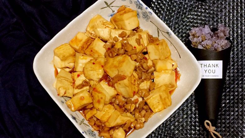 吃豆腐酸辣腐方鸡丁