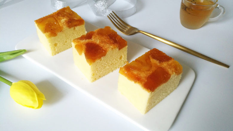 焦糖菠萝翻转蛋糕