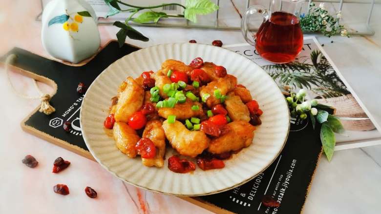 冬至美食莓果烧鱼块