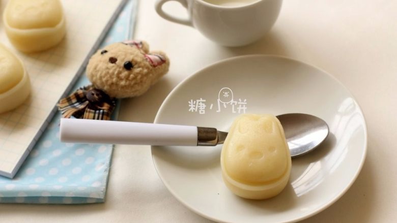 卡通冰皮月饼椰香奶黄馅超级懒人法
