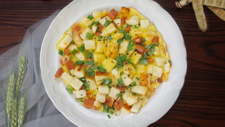 馒头新吃法馒头披萨