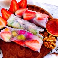 轻食料理缤纷越南春卷