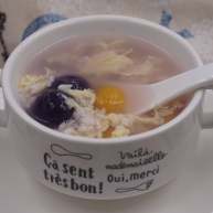 中式点心酒酿薯圆