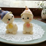 造型馒头——长草颜团子