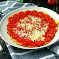 西红柿鸡蛋披萨