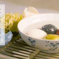 明四色汤圆爱元宵三五风光月色婵娟灯火辉煌