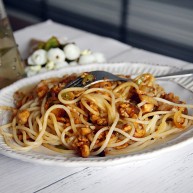 鸡肉香菇黑胡椒意面