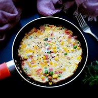 甜香披萨饼平底锅版