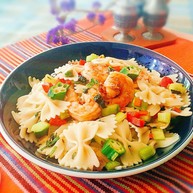 一碗面条泰式鲜虾拌面