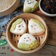 粽子饼夹肉末梅干菜