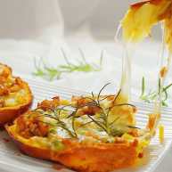 蒜蓉肉沫烤吐司