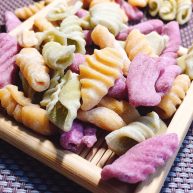 绿色美食手工果蔬螺旋儿童面