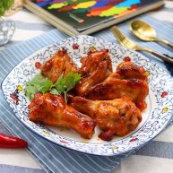 照烧汁香烤鸡腿