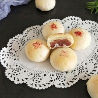 酥香的玫瑰花饼