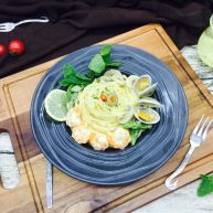 奶香浓郁味道独特简单易学白汁海鲜意面