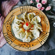 冬至的饺子韭菜猪肉饺子