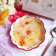 桃胶金燕耳苹果甜汤提高免疫力佳品