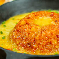 韩式蛋浆火山炒饭