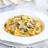 培根蛋黄奶油意面