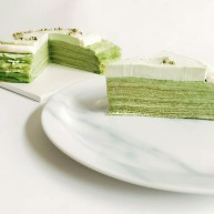 薄如蝉翼的抹茶千层