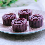 紫薯红豆糕