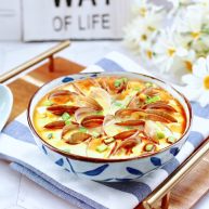 飞蛤豆腐鸡蛋羹