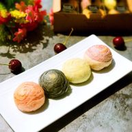 彩色螺纹蛋黄酥